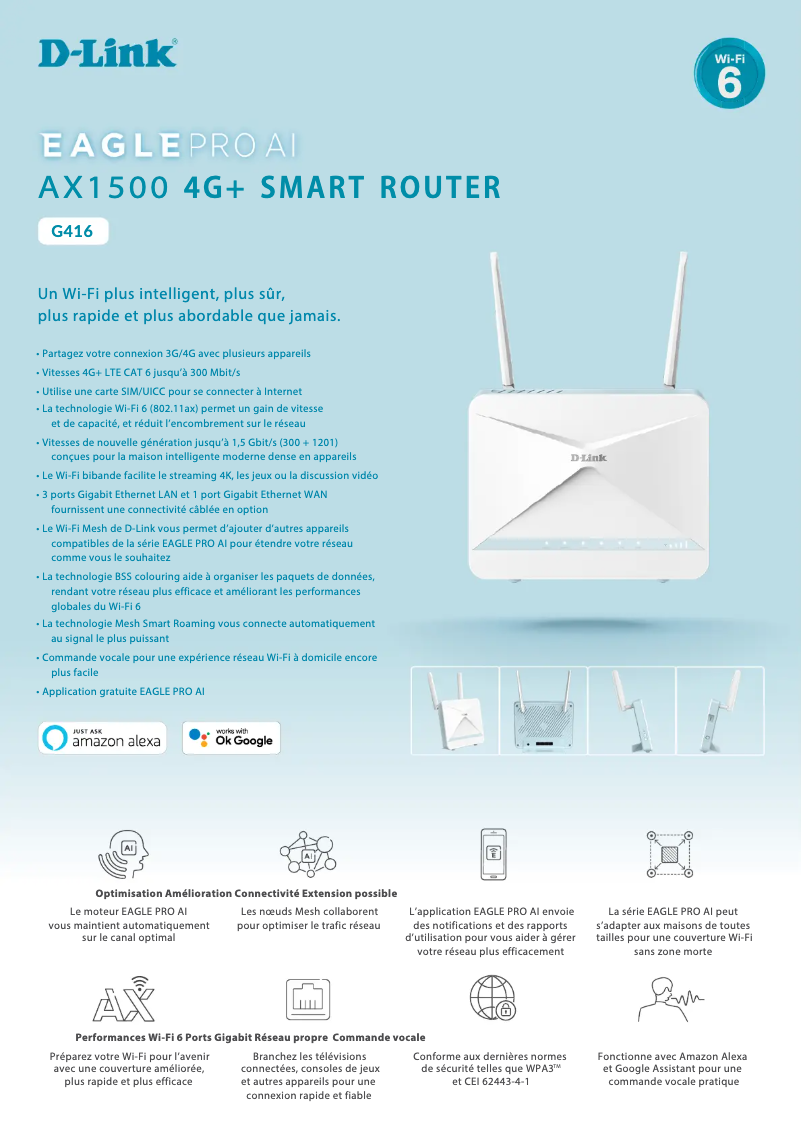 Image de la première page du manuel de l'appareil G416