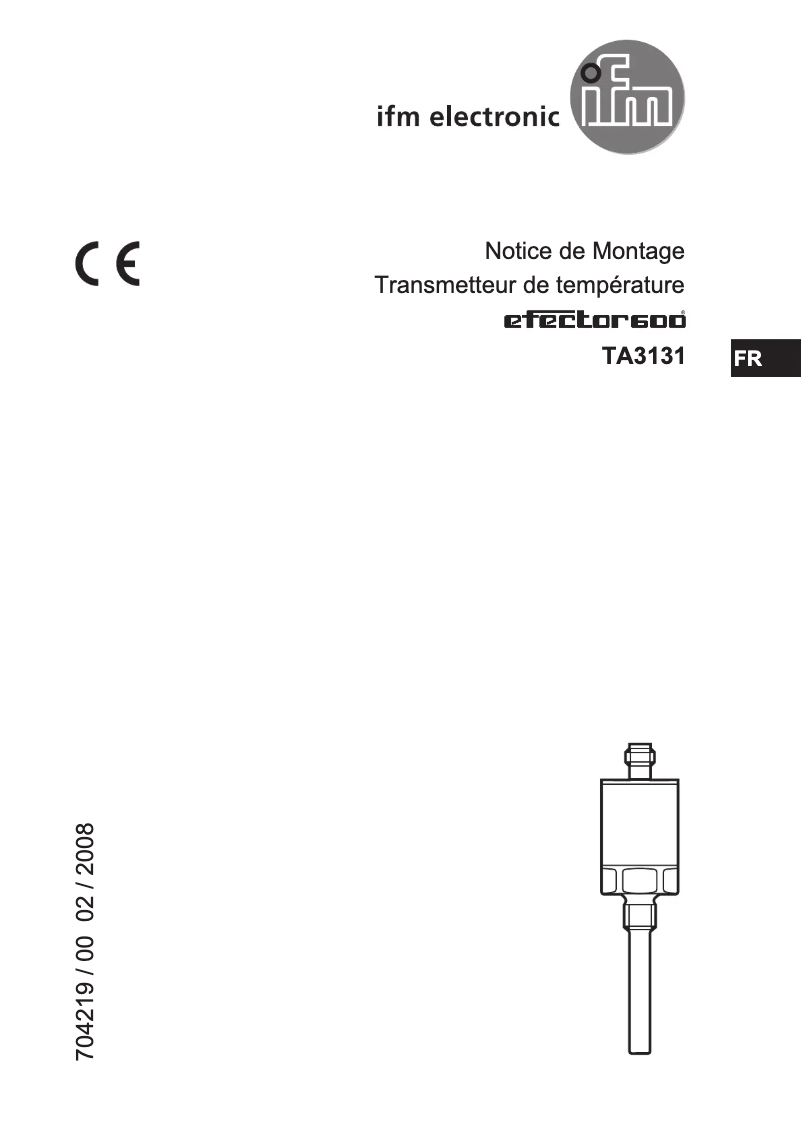 Image de la première page du manuel de l'appareil TA3131