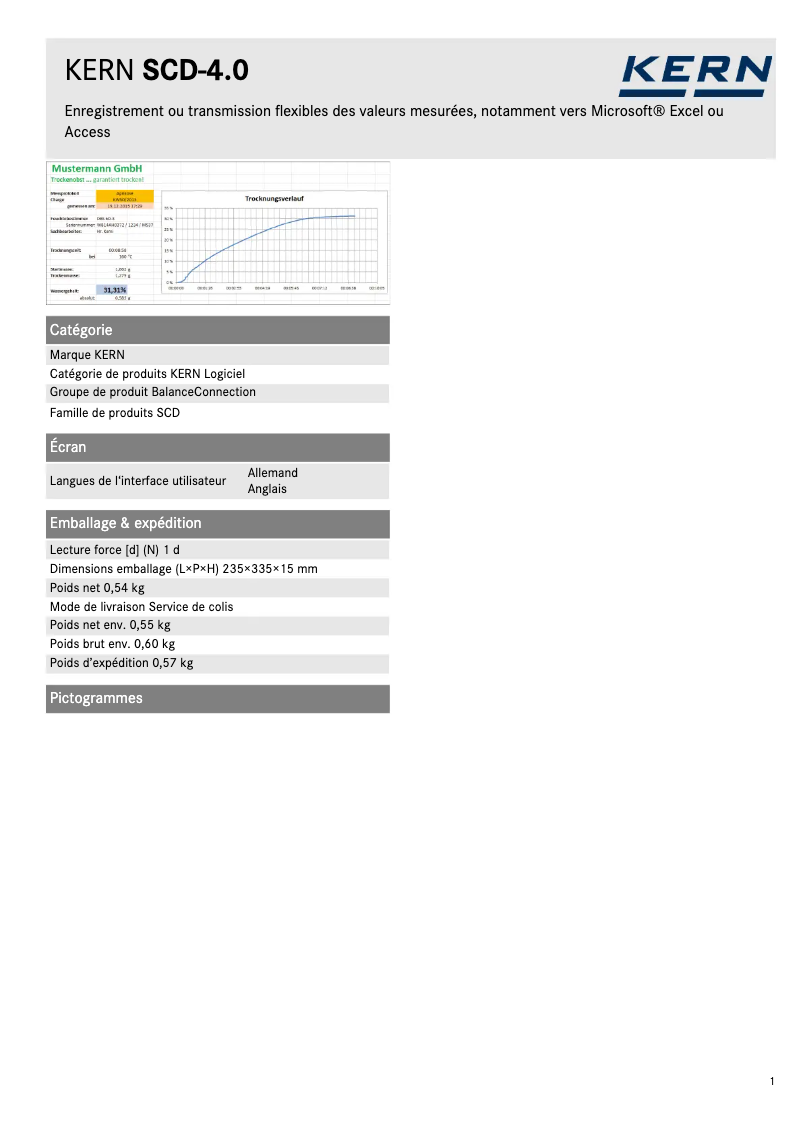 Image de la première page du manuel de l'appareil SCD-4.0