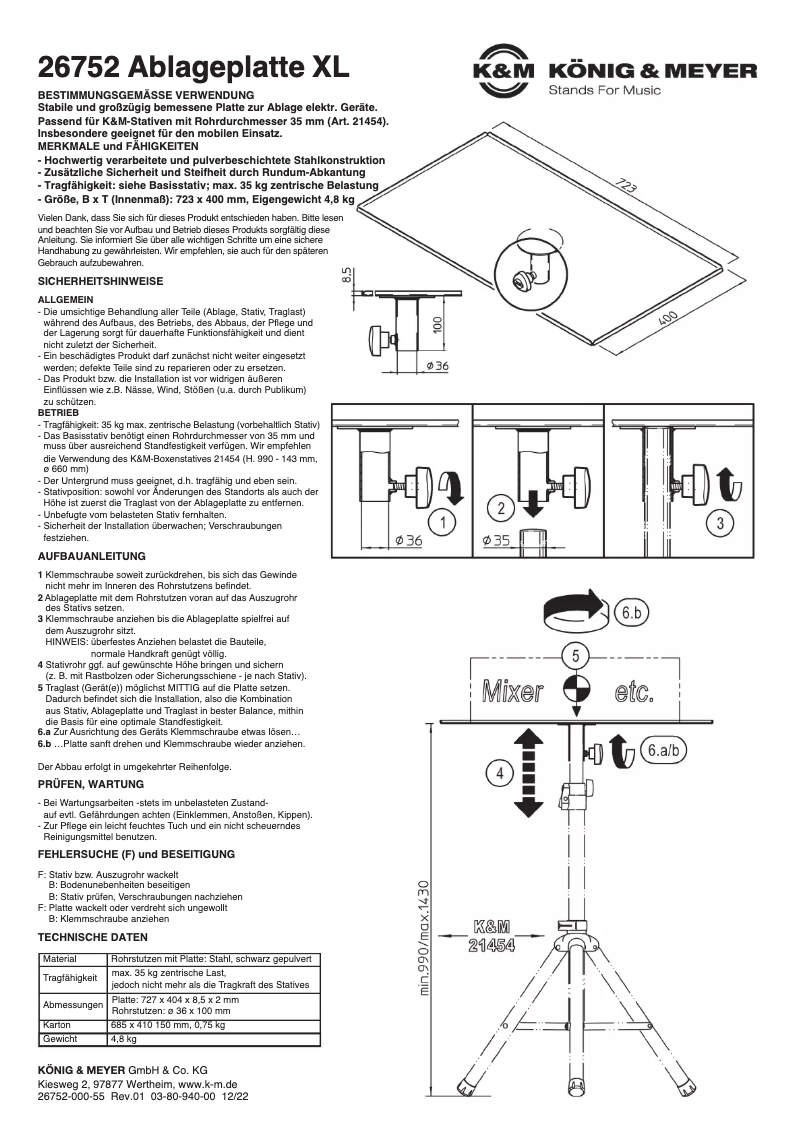 Image de la première page du manuel de l'appareil 26752