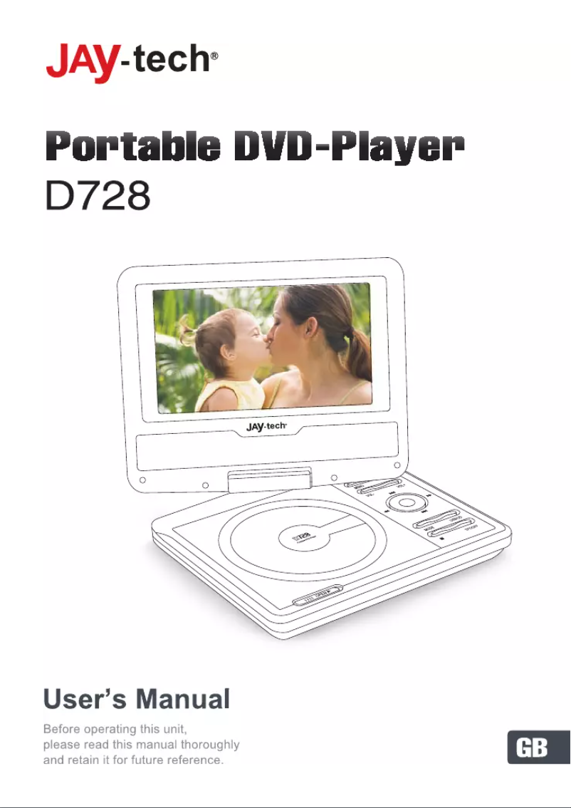 Image de la première page du manuel de l'appareil D728