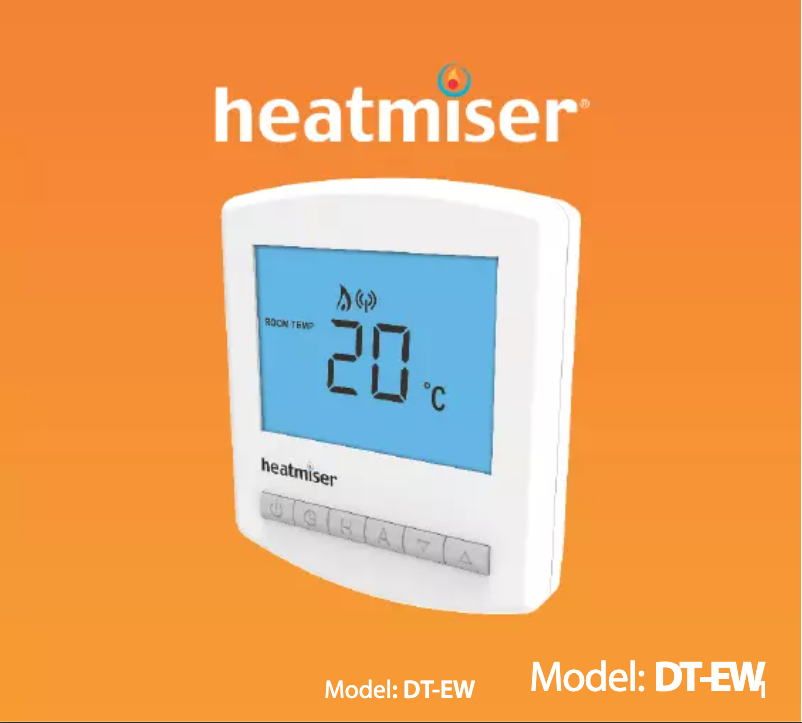 Page 1 de la notice Manuel utilisateur Heatmiser DT-EW