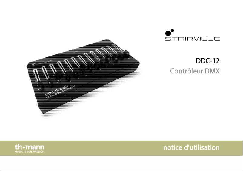 Page n°1 - Manuel utilisateur Stairville DDC-12