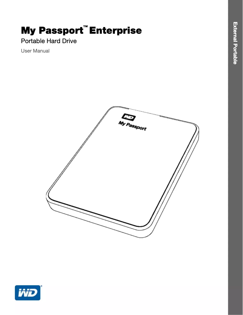 Page 1 de la notice Manuel utilisateur Western Digital WDBHEZ5000ABK-WESN