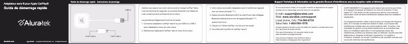Page n°1 - Manuel utilisateur Aluratek AWCPA01F