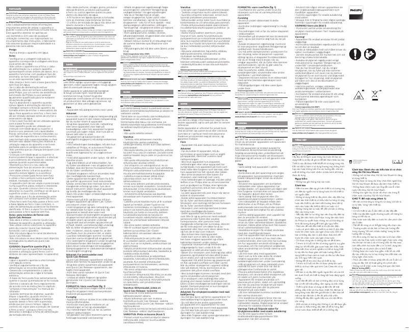 Page 1 de la notice Manuel utilisateur Philips Azur GC4905