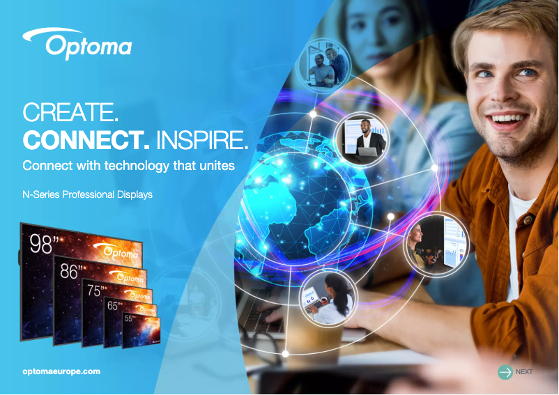 Page 1 de la notice Brochure Optoma N3651K