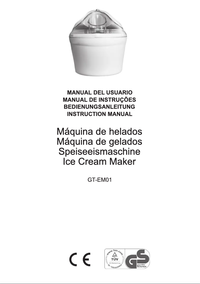 Page 1 de la notice Manuel utilisateur GlobalTronics GT-EM01