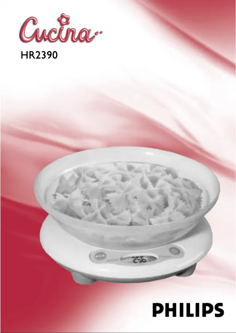 Image de la première page du manuel de l'appareil HR2390