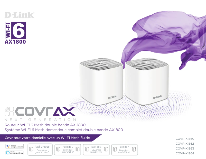 Page n°1 - Manuel utilisateur D-Link COVR-X1862