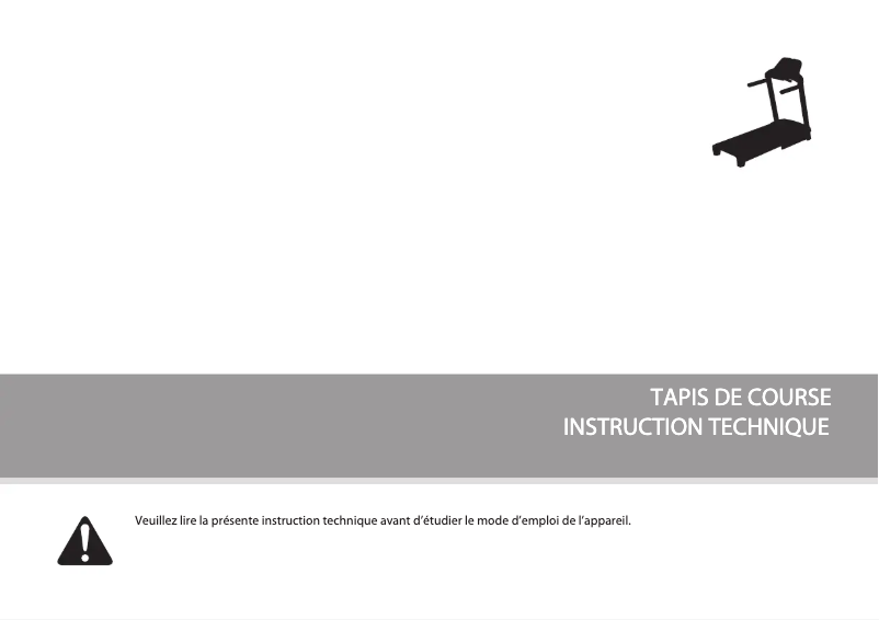 Page 1 de la notice Manuel utilisateur Horizon Fitness Adventure 3 Plus