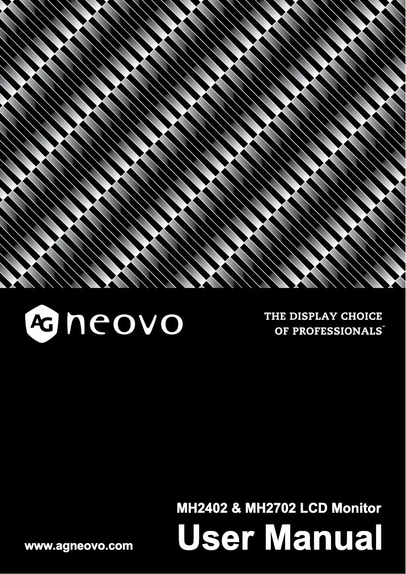 Página 1 del manual Manual de usuario AG Neovo MH2402