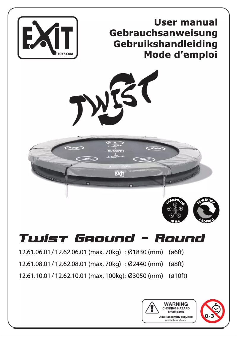 Página 1 del manual Manual de usuario EXIT Twist Ground