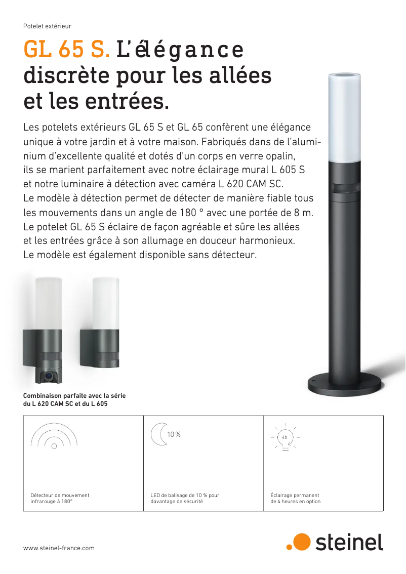 Image de la première page du manuel de l'appareil GL 65 S