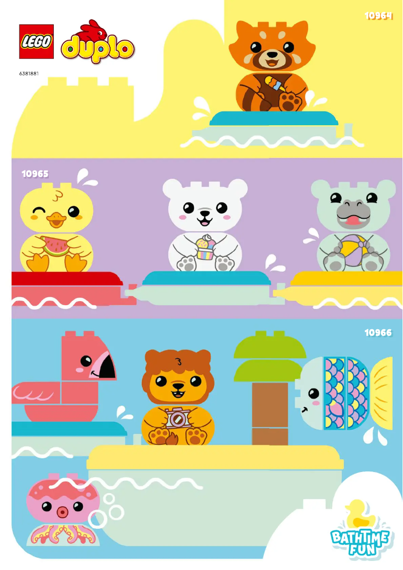 Image de la première page du manuel de l'appareil Duplo 10964