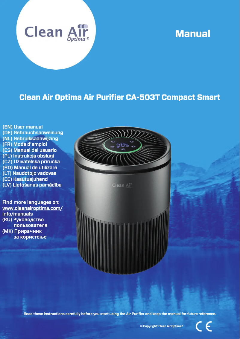 Page n°1 - Manuel utilisateur Clean Air Optima CA-503T Compact Smart