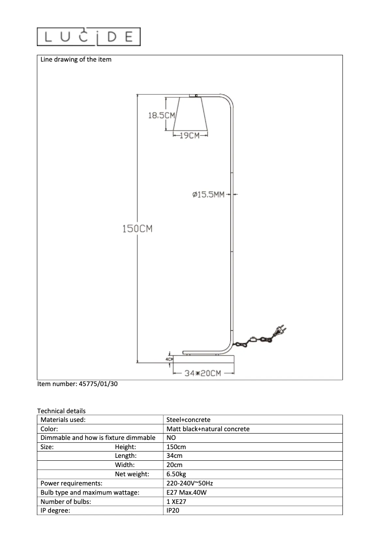 Image de la première page du manuel de l'appareil Cona