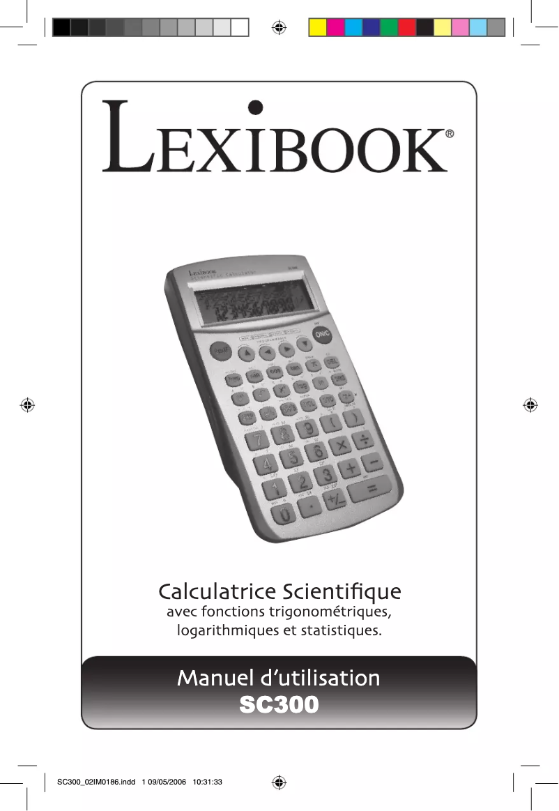 Page 1 de la notice Manuel utilisateur Lexibook SC300