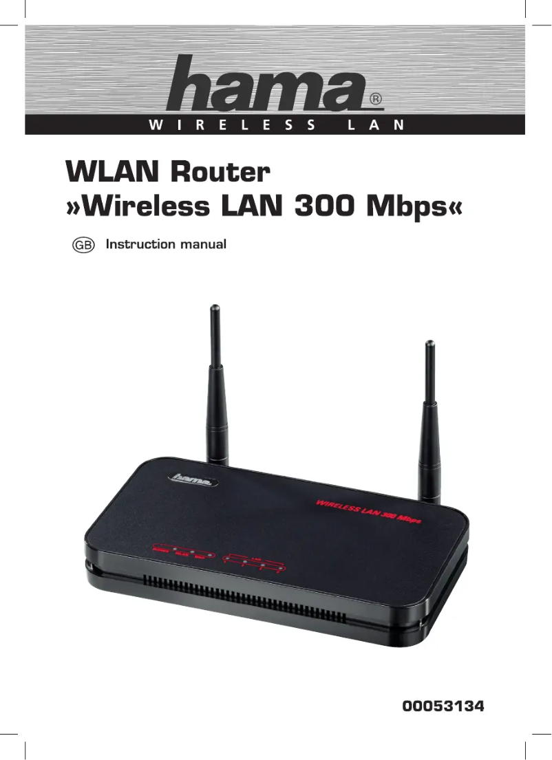 Image de la première page du manuel de l'appareil Wireless LAN 300 Mbps 0005314