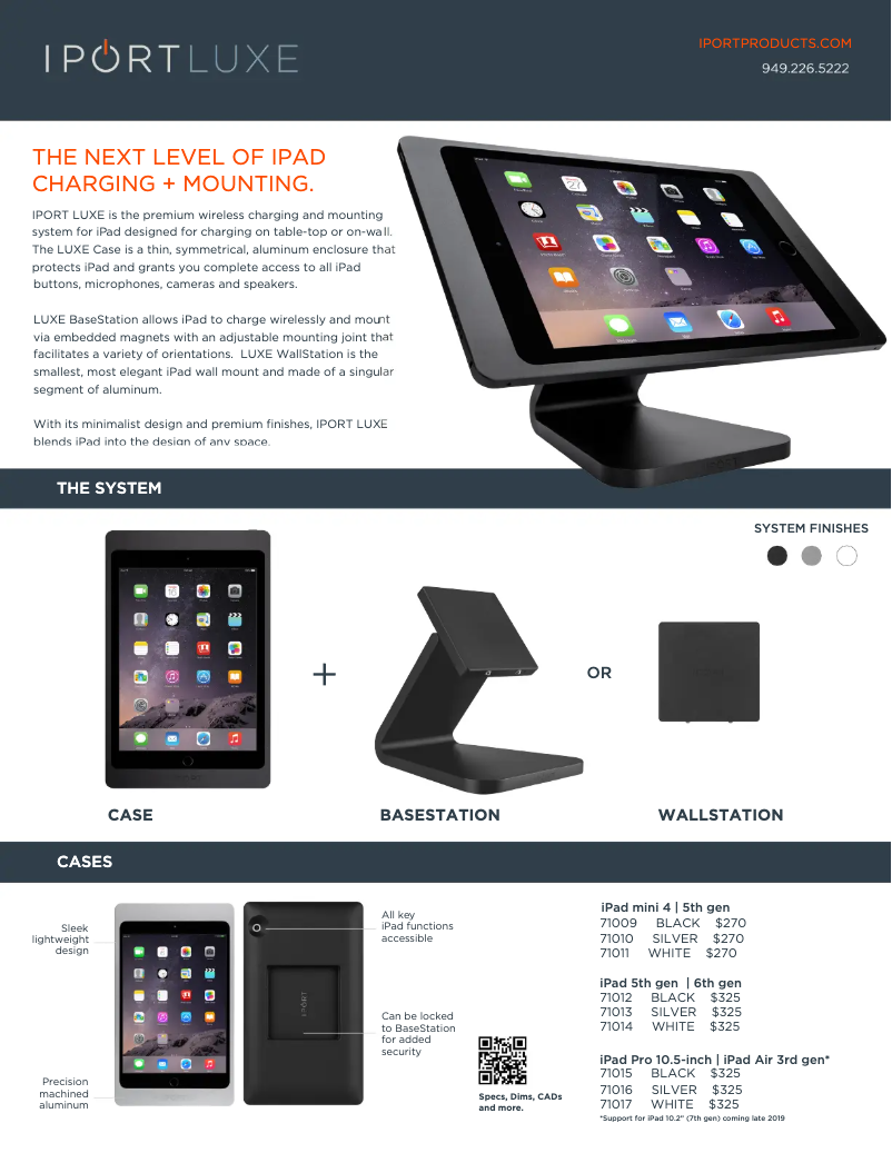 Page 1 de la notice Manuel utilisateur iPort 71001