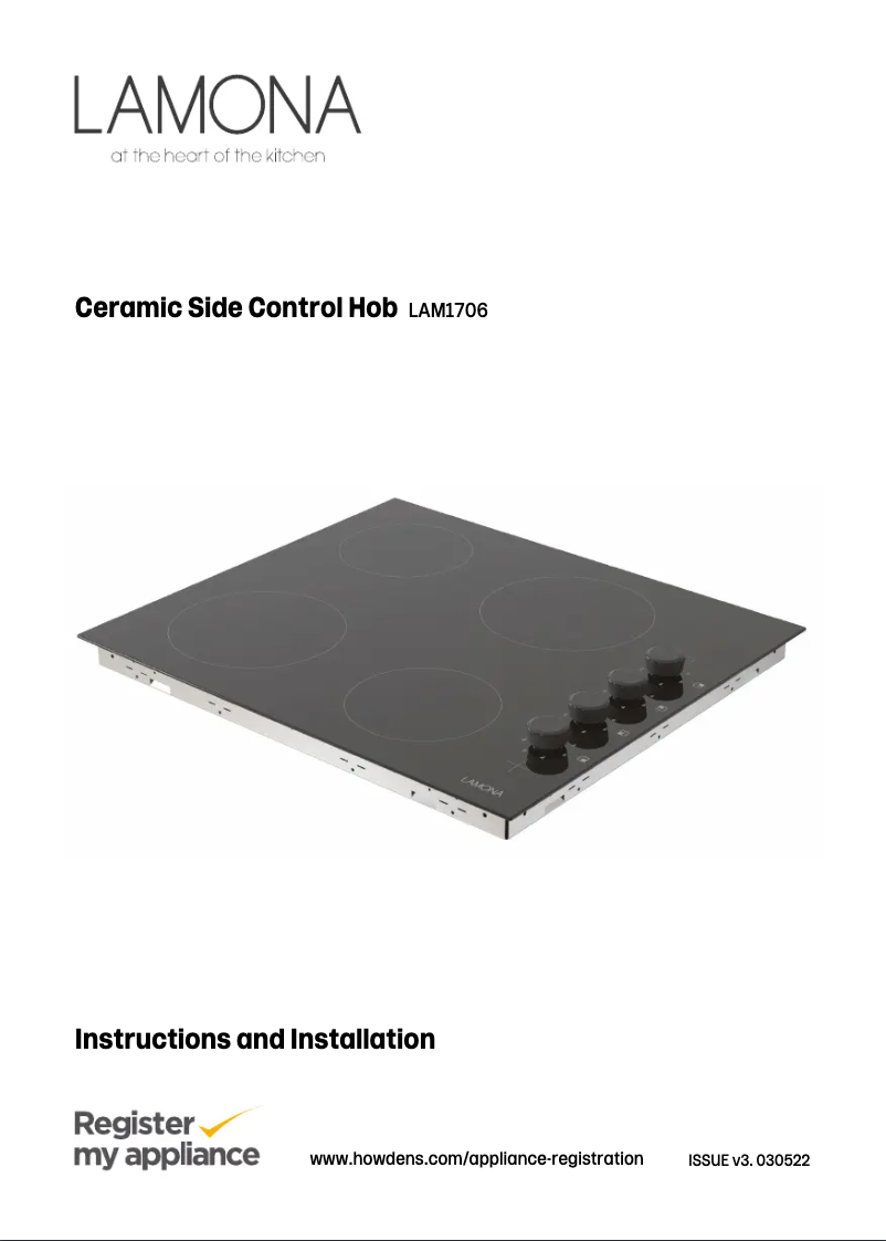 Image de la première page du manuel de l'appareil LAM1706