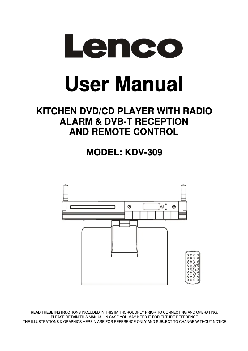 Imagen de la primera página del manual del dispositivo KDV-310