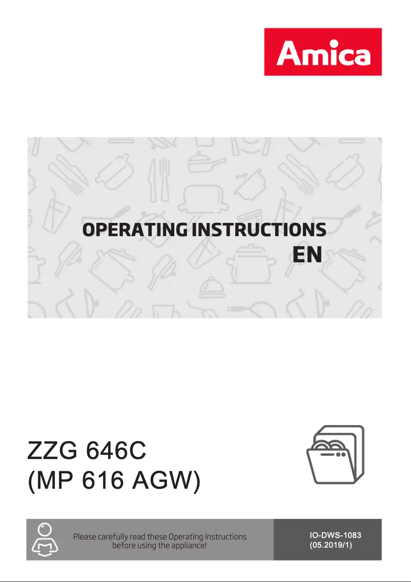 Página 1 del manual Manual de usuario Amica ZZG646C