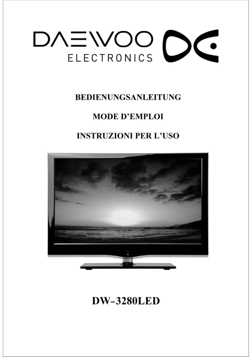 Page 1 de la notice Manuel utilisateur Daewoo DW-3280LED
