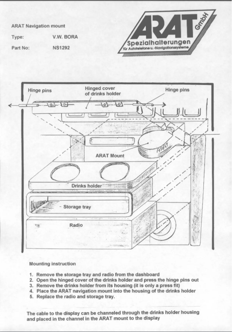 Image de la première page du manuel de l'appareil NS1292