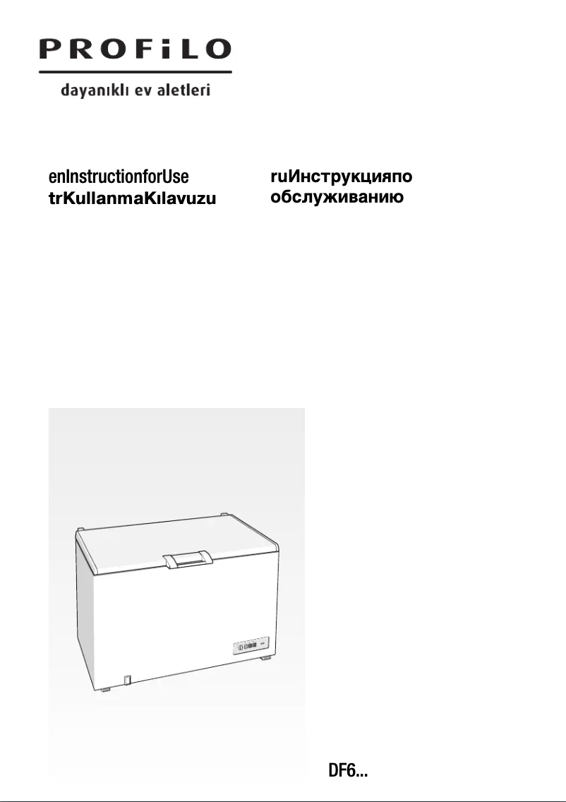 Page 1 de la notice Manuel utilisateur Profilo DF6038W2VV