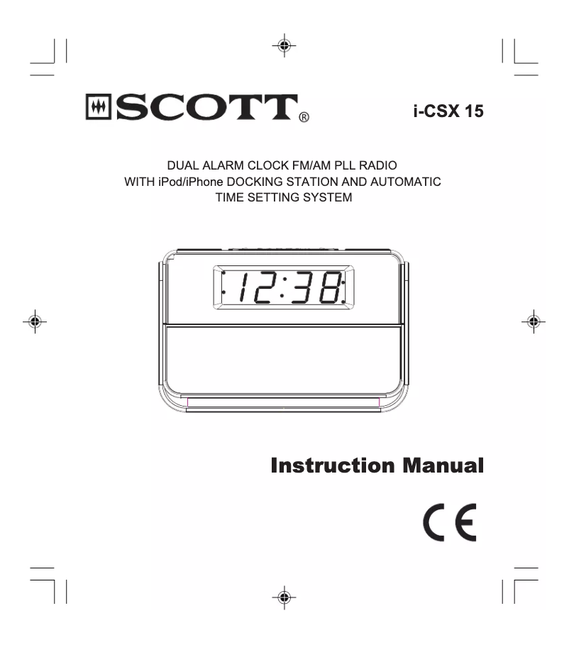 Page 1 de la notice Manuel utilisateur Scott i-CSX 15 Nyte