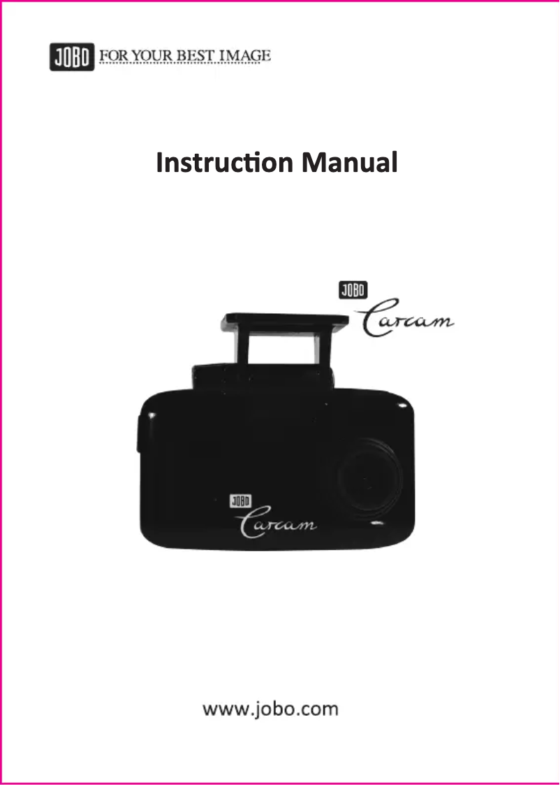 Page n°1 - Manuel utilisateur Jobo Carcam 720P