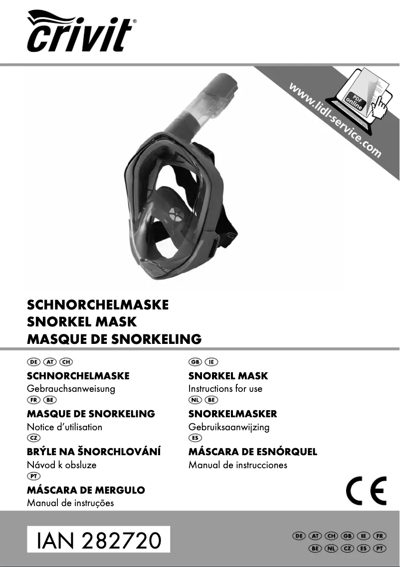 Page 1 de la notice Manuel utilisateur Crivit IAN 282720