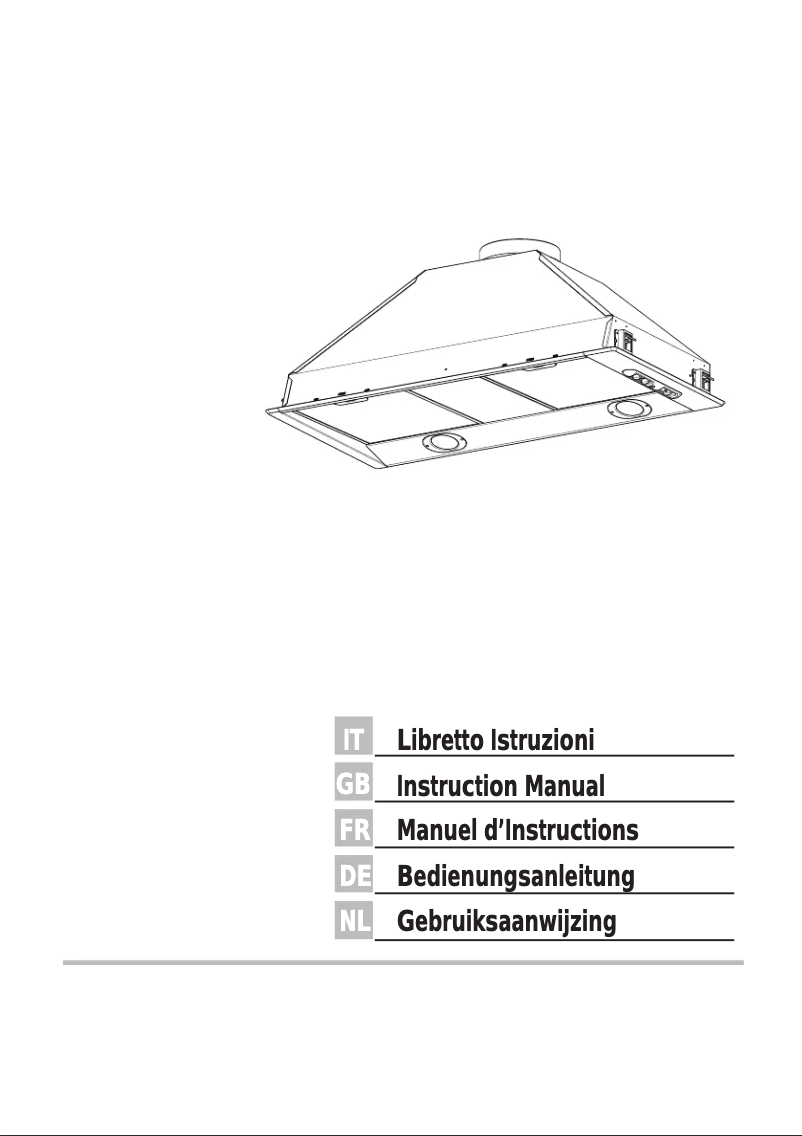 Image de la première page du manuel de l'appareil Integrated-hood