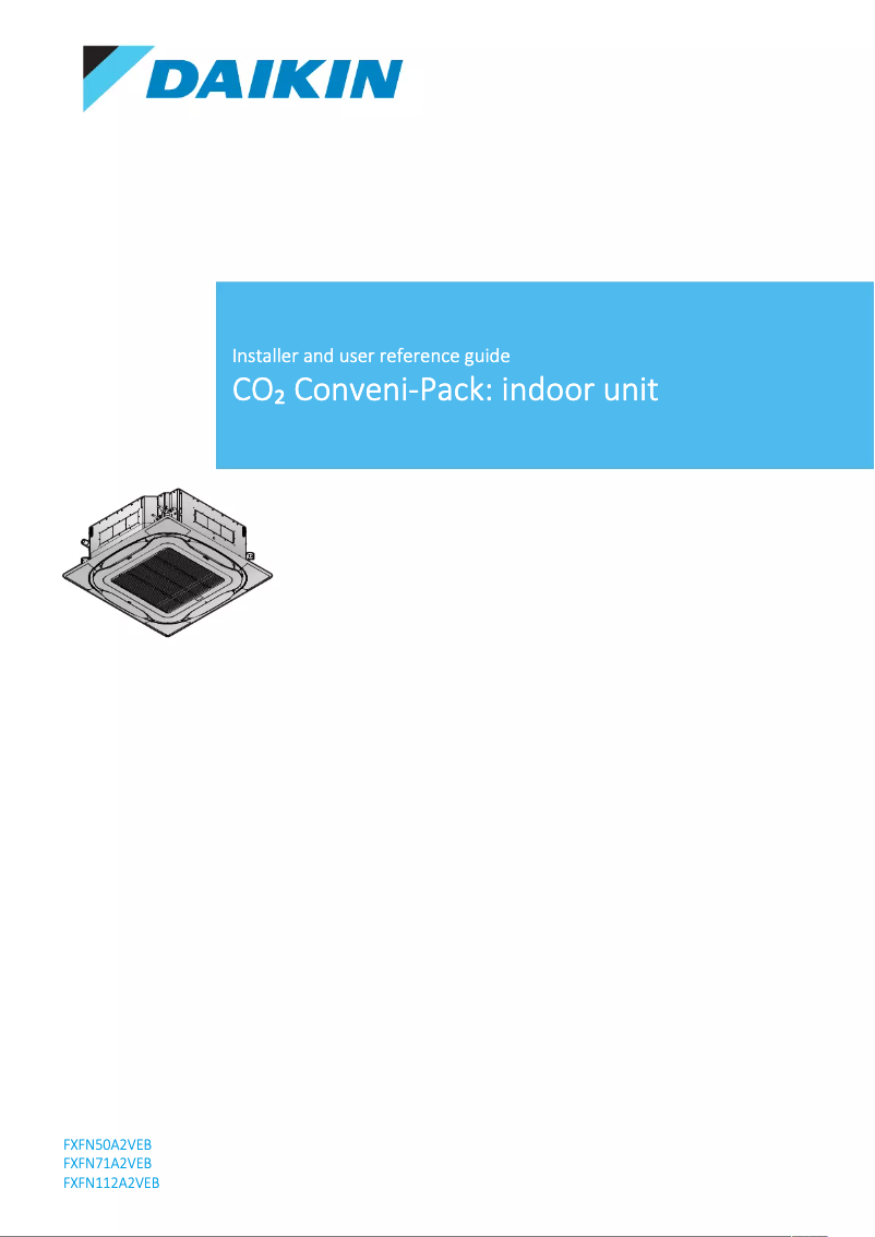 Imagen de la primera página del manual del dispositivo FXFN50A2VEB