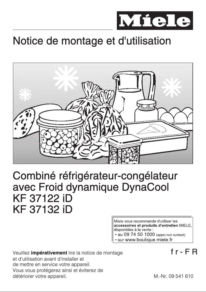 Page n°1 - Manuel utilisateur Miele KF 37132 iD