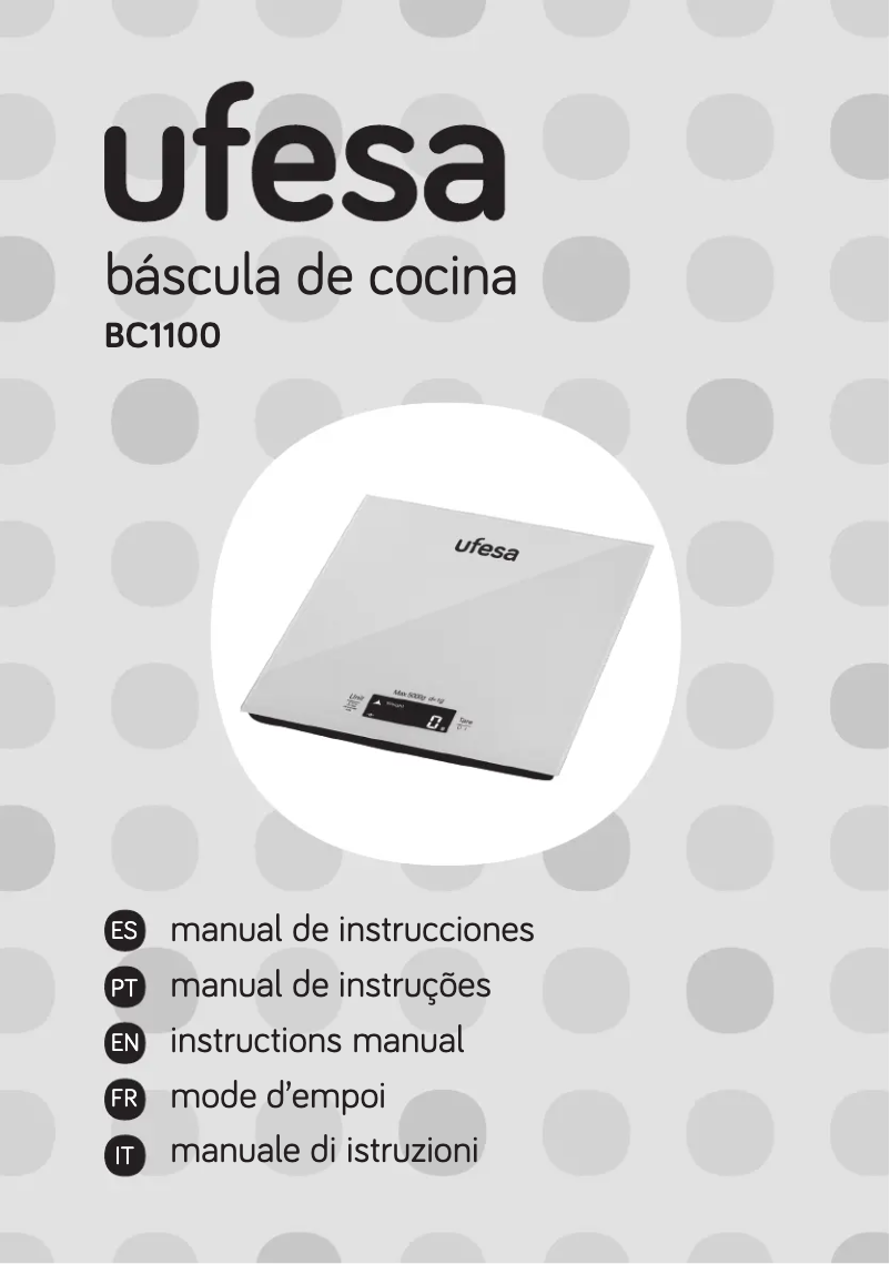 Image de la première page du manuel de l'appareil BC1100