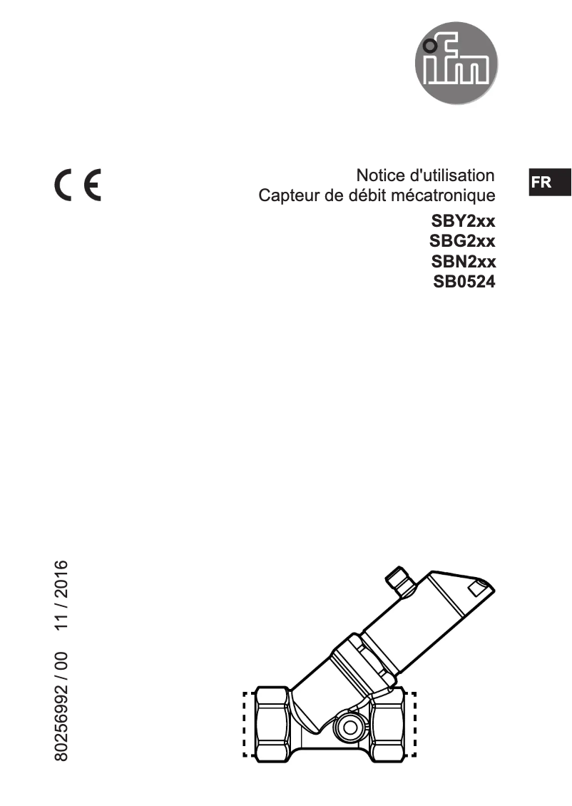 Page 1 de la notice Manuel utilisateur IFM SBN234