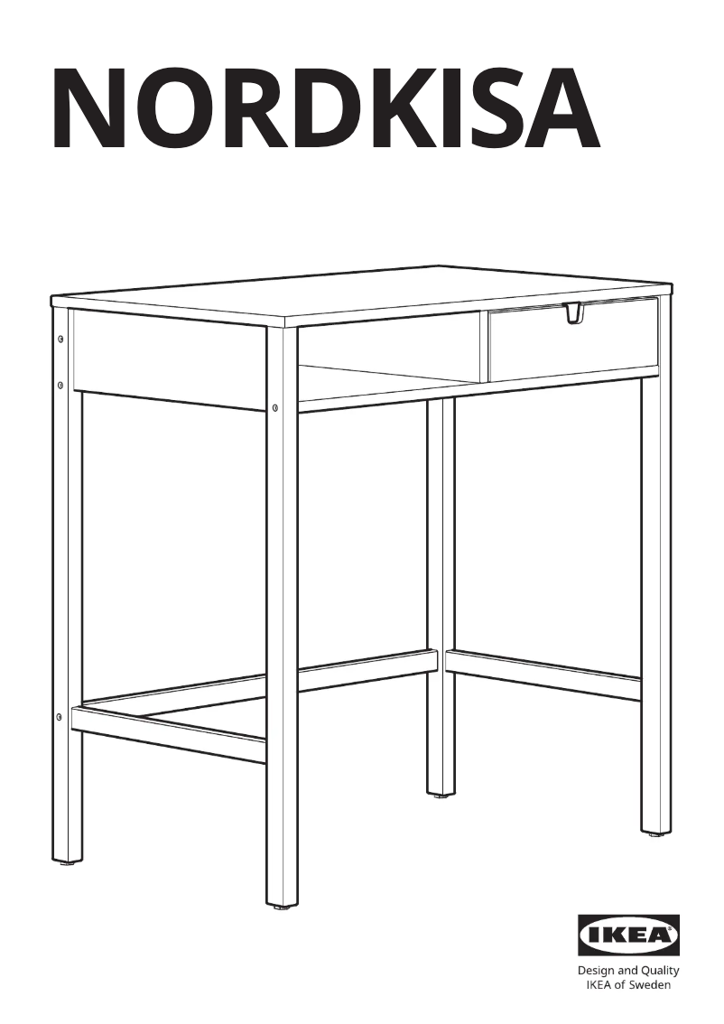 Page 1 de la notice Manuel utilisateur Ikea NORDKISA 805.461.86