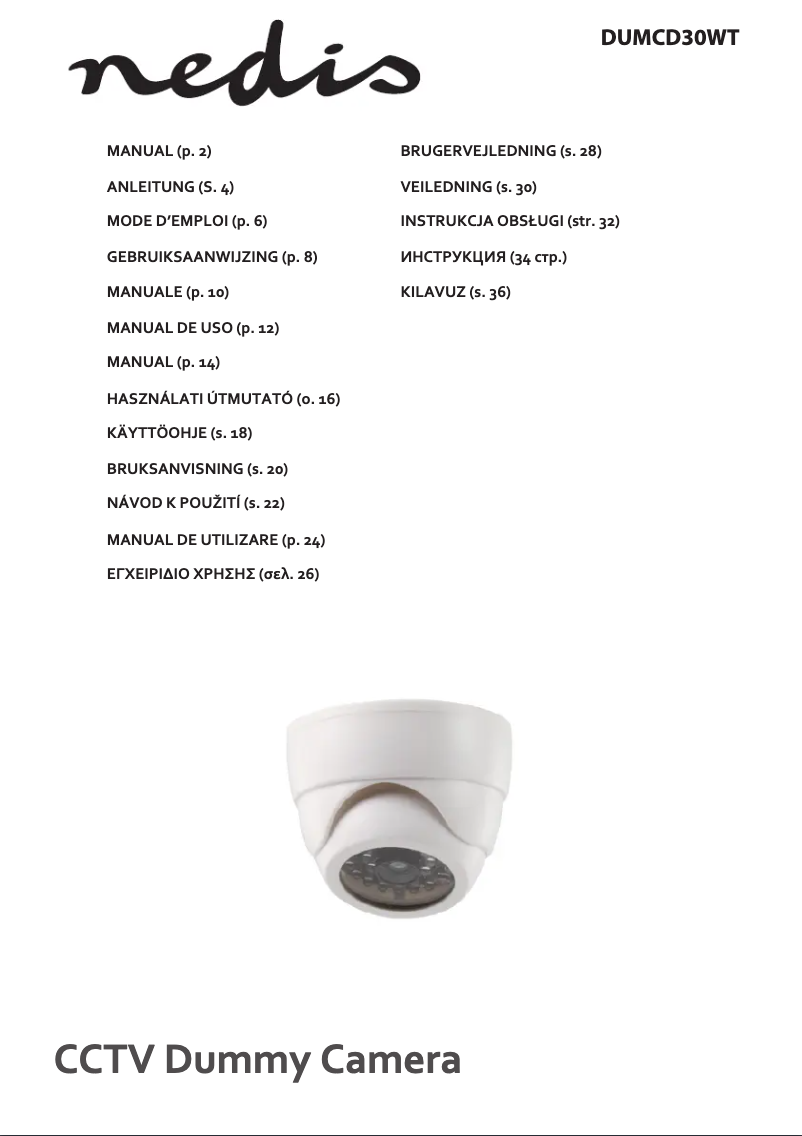 Image de la première page du manuel de l'appareil DUMCD30WT