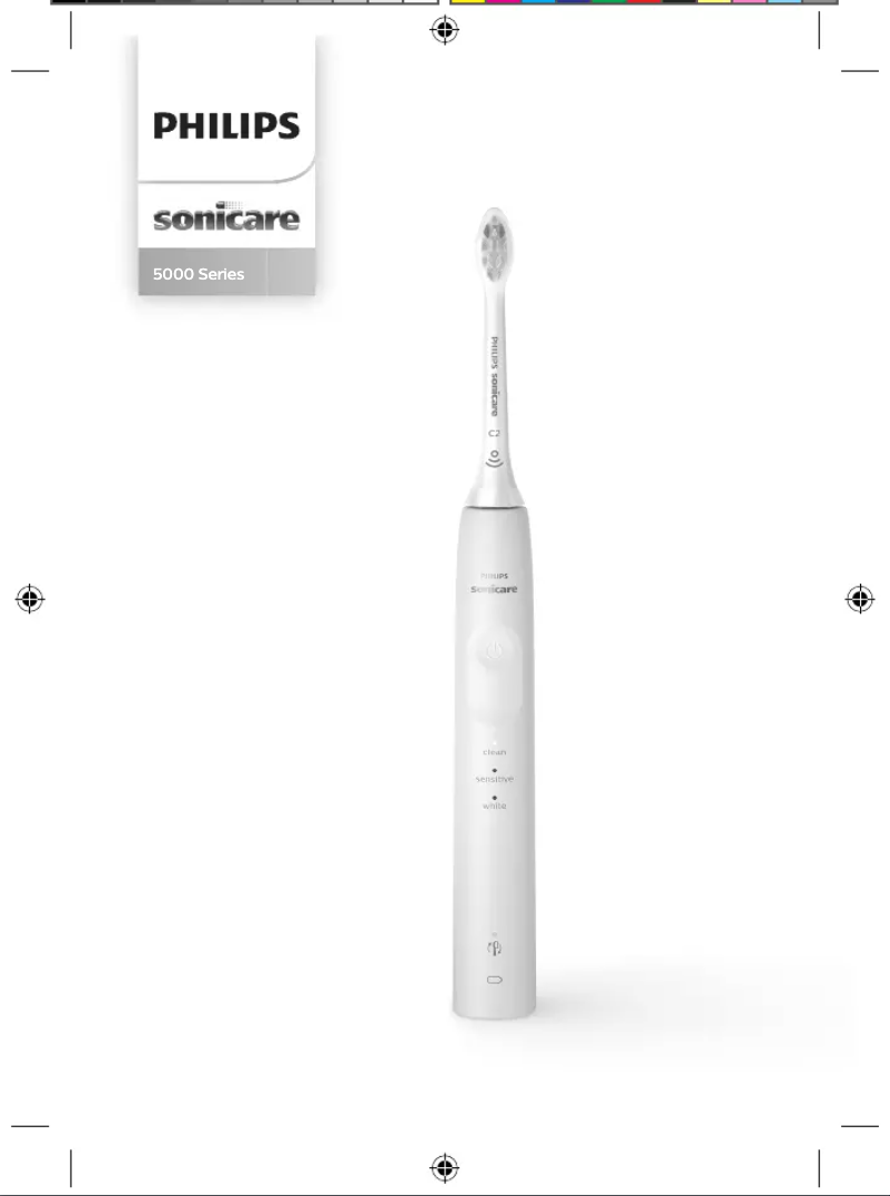 Image de la première page du manuel de l'appareil Sonicare 5000 Series HX3697