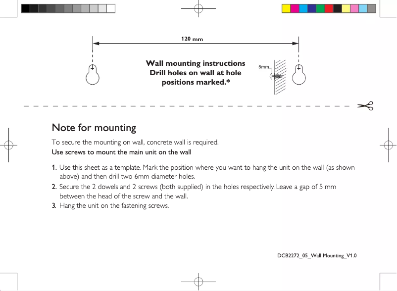 Page 1 de la notice Manuel utilisateur Philips DCB2272