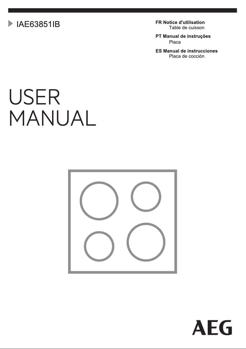 Image de la première page du manuel de l'appareil IAE63851IB