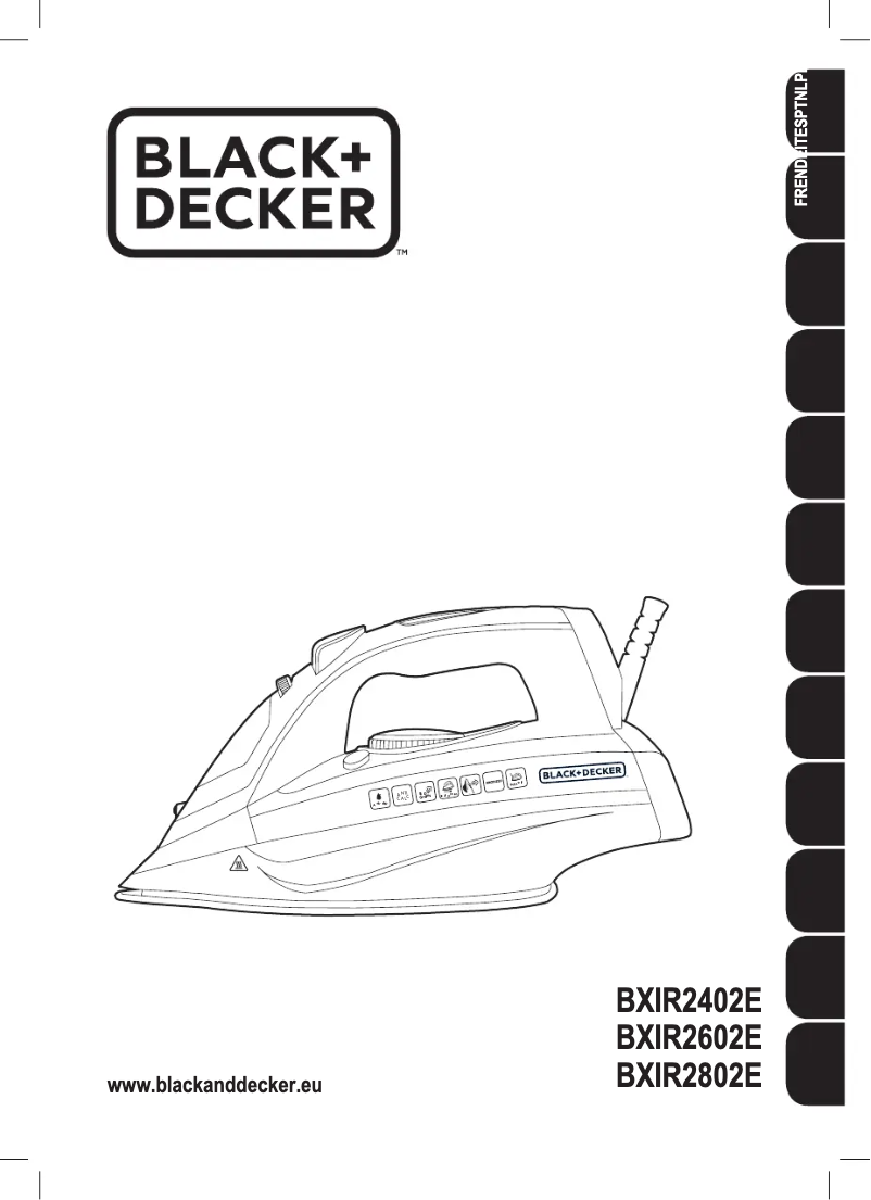 Page n°1 - Manuel utilisateur Black & Decker BXIR2802E