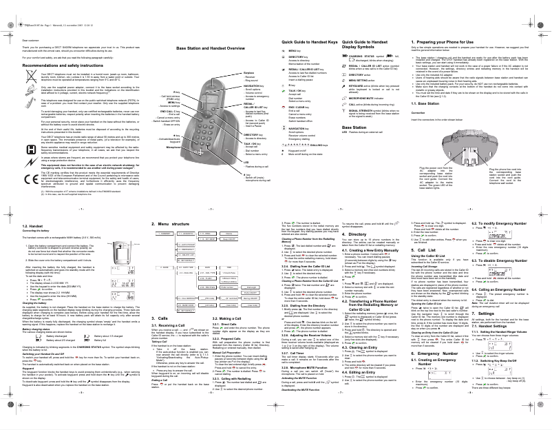 Página 1 del manual Manual de usuario Sagem D10