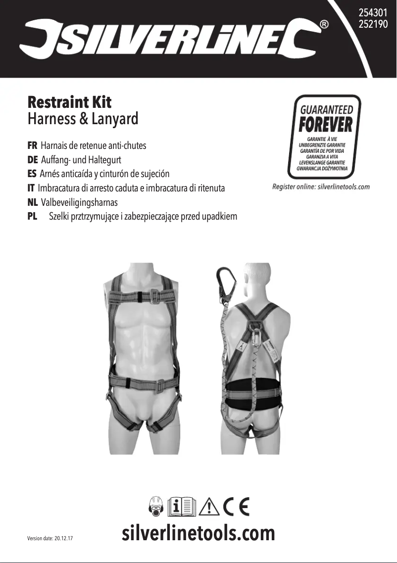 Page n°1 - Manuel utilisateur Silverline 254301