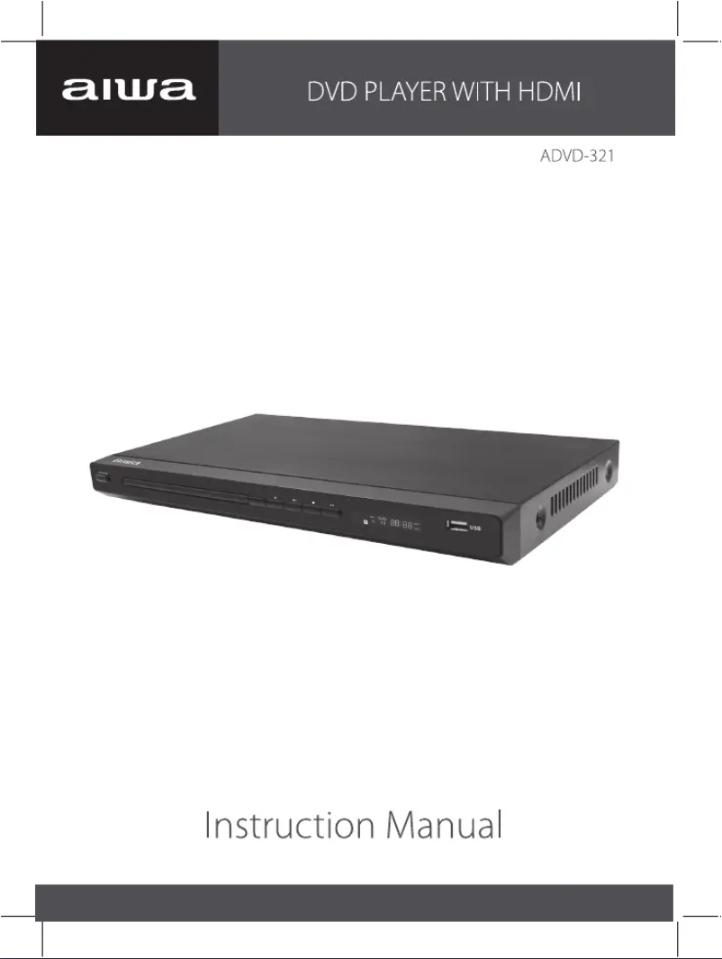 Image de la première page du manuel de l'appareil ADVD-321