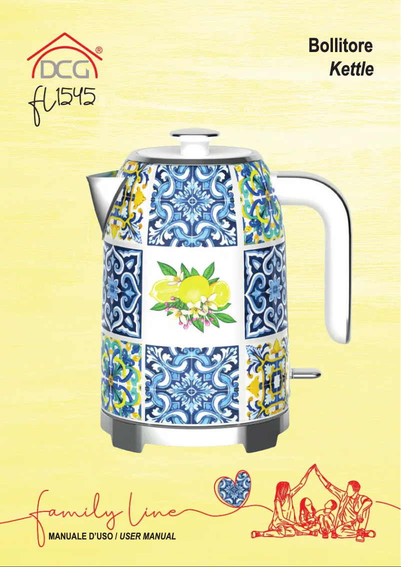 Page 1 de la notice Manuel utilisateur DCG FL1545