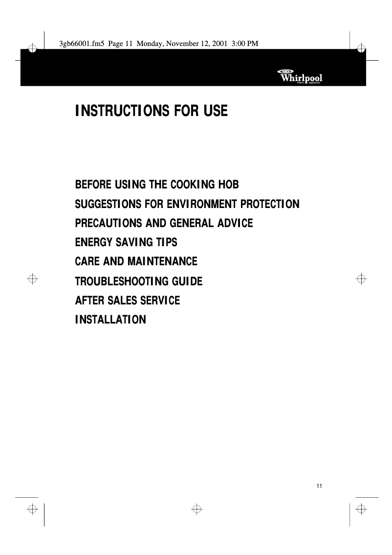 Imagen de la primera página del manual del dispositivo AKM 176/WH