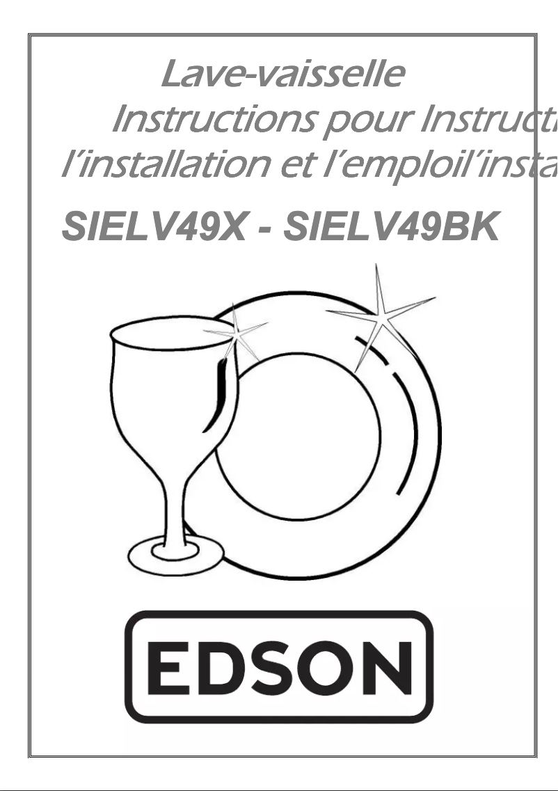 Página 1 del manual Manual de usuario Edson SIELV49BK